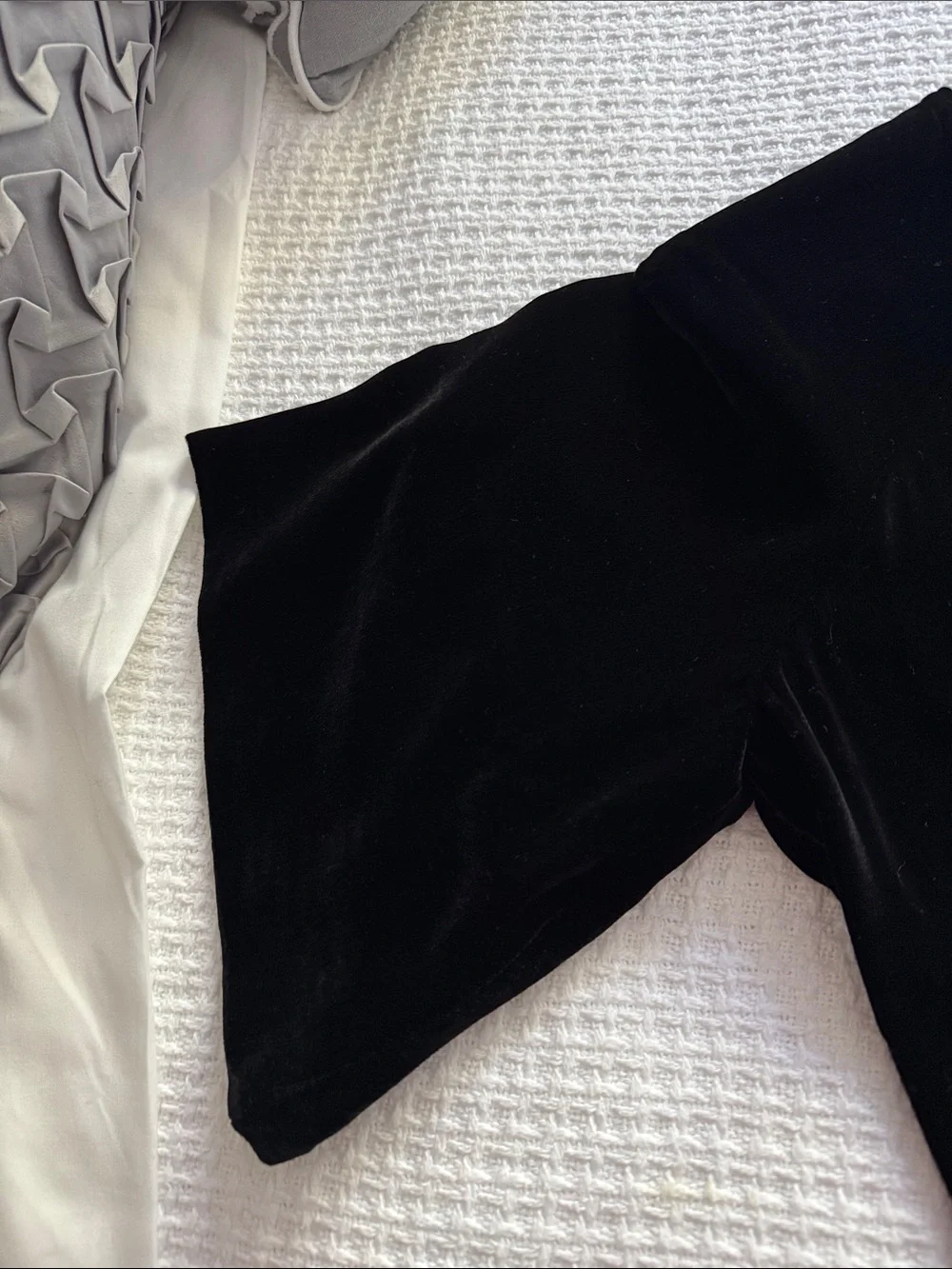 Banana Republic Black Velvet Midi Dress - Picture 3 of 4